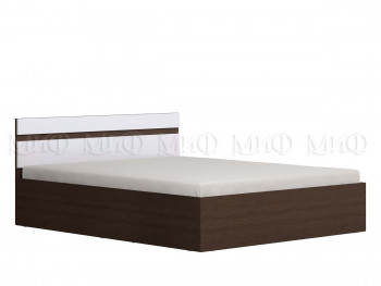 Ким кровать 1,4 (Венге/белый глянец) в Татарске - tatarsk.mebel54.com | фото