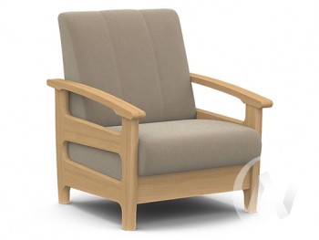Кресло для отдыха Омега (бук лак/CATANIA LATTE) в Татарске - tatarsk.mebel54.com | фото