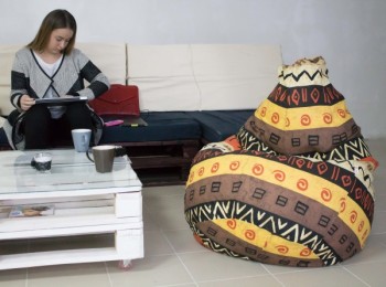 Кресло-груша Большое-Африка в Татарске - tatarsk.mebel54.com | фото