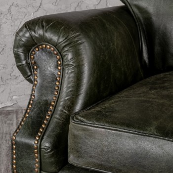 Кресло кожаное Лофт Аристократ (ширина 1070 мм) в Татарске - tatarsk.mebel54.com | фото