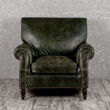 Кресло кожаное Лофт Аристократ (ширина 1070 мм) в Татарске - tatarsk.mebel54.com | фото