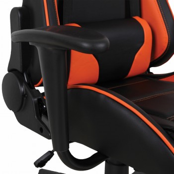 Кресло компьютерное BRABIX GT Racer GM-100 (черный, оранжевый) в Татарске - tatarsk.mebel54.com | фото