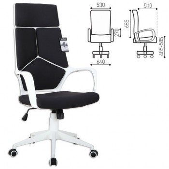 Кресло офисное BRABIX Prime EX-515 (черная ткань) в Татарске - tatarsk.mebel54.com | фото