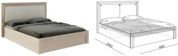 Кровать 1,6 Глэдис (М32) с подъемным механизмом Распродажа в Татарске - tatarsk.mebel54.com | фото