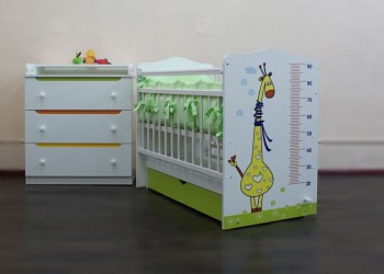 Кроватка детская Жираф в Татарске - tatarsk.mebel54.com | фото
