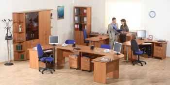 Мебель для персонала Альфа 61 Ольха в Татарске - tatarsk.mebel54.com | фото