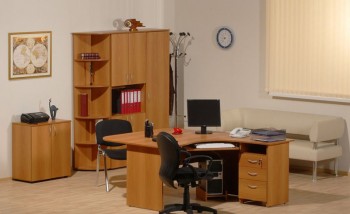 Мебель для персонала Рубин 42 Светлый миланский орех в Татарске - tatarsk.mebel54.com | фото