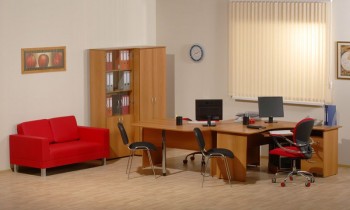 Мебель для персонала Рубин 42 Светлый миланский орех в Татарске - tatarsk.mebel54.com | фото