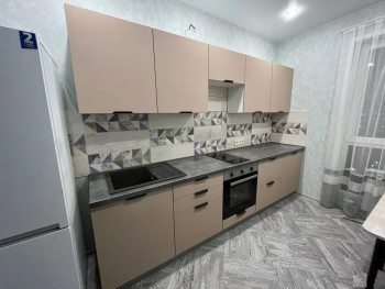 Модульная кухня Норд 2,5 м (Софт какао/Белый) в Татарске - tatarsk.mebel54.com | фото