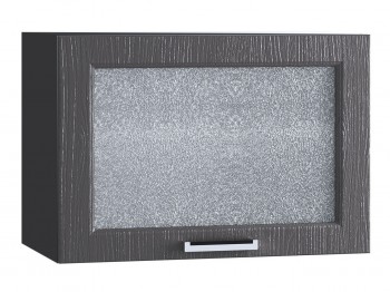 Шкаф верхний горизонтальный со стеклом 609, ШВГС 609 (Клен серый/корпус венге) в Татарске - tatarsk.mebel54.com | фото