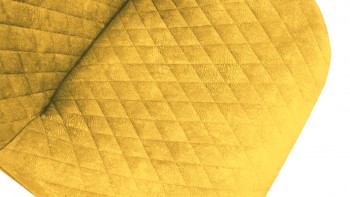Стул «Оливер» К3 Белый/Микровелюр Wellmart Yellow в Татарске - tatarsk.mebel54.com | фото